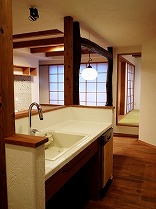 職人さん達による造作工事