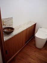キッチンの脇のパントリー