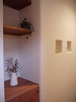 漆喰の壁