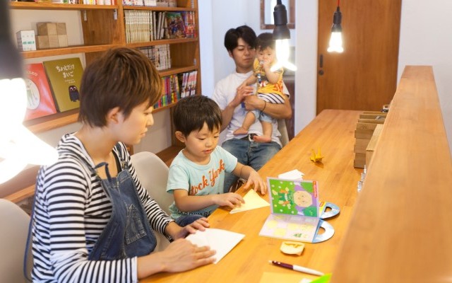 メンズライクな家　子供と過ごす